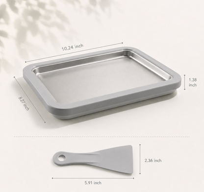 SNÖROLL™ – Glassbricka för Hemmagjorda Glassrullar